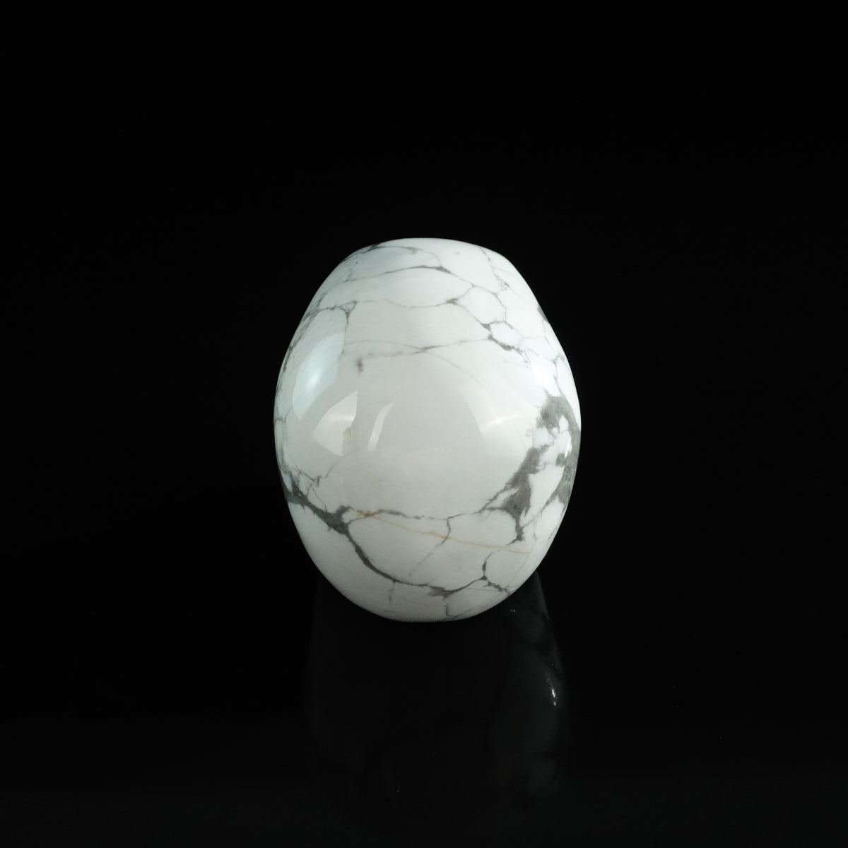 3.0" Howlite Crystal Skull Carving - Unique Piece #HL15