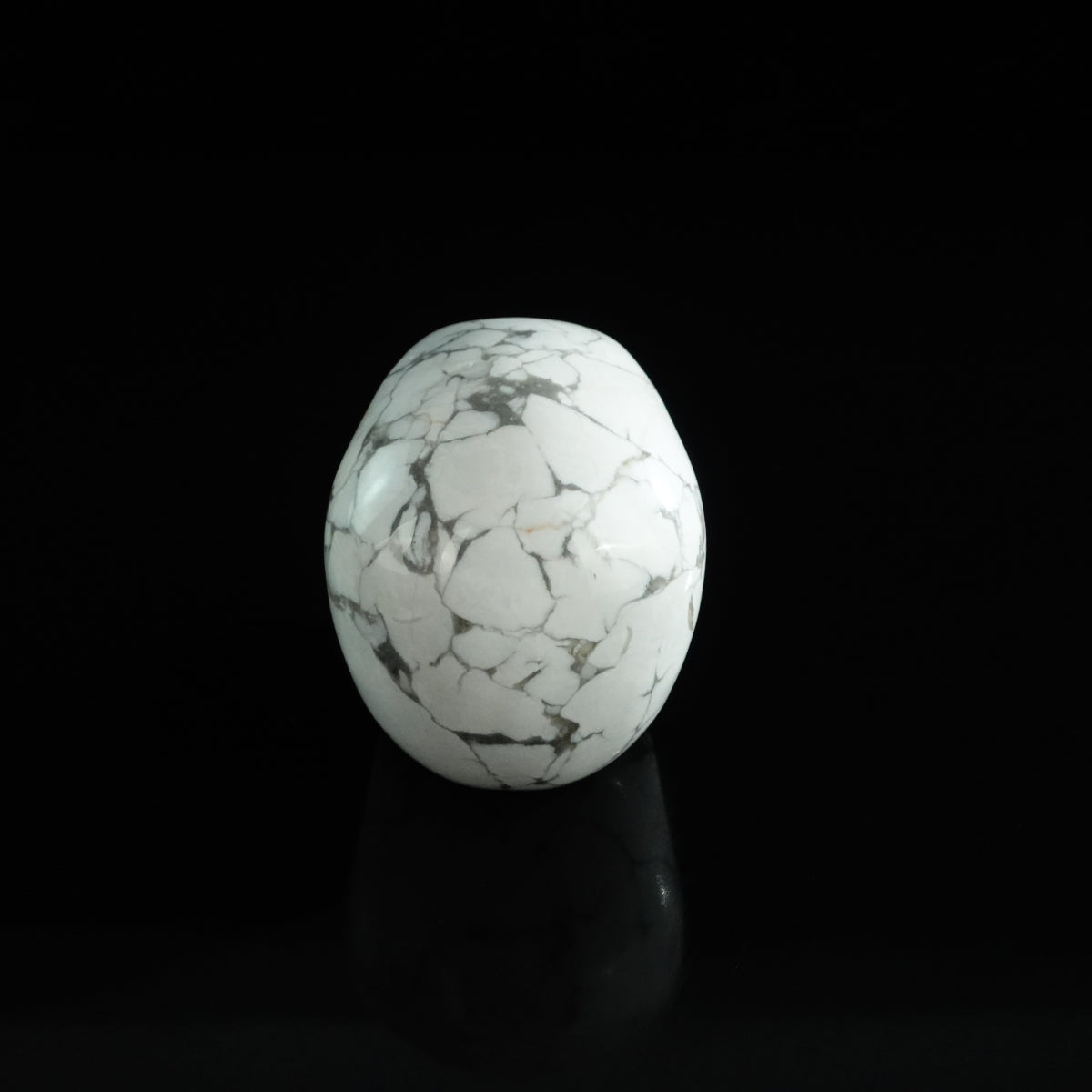 3.0" Howlite Crystal Skull Carving - Unique Piece #HL17