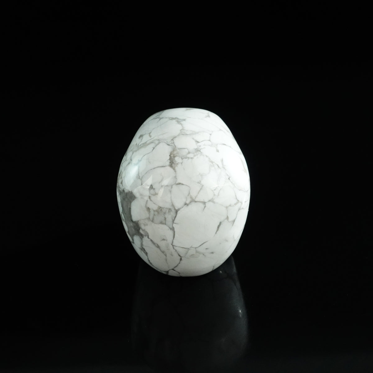 3.0" Howlite Crystal Skull Carving - Unique Piece #HL19
