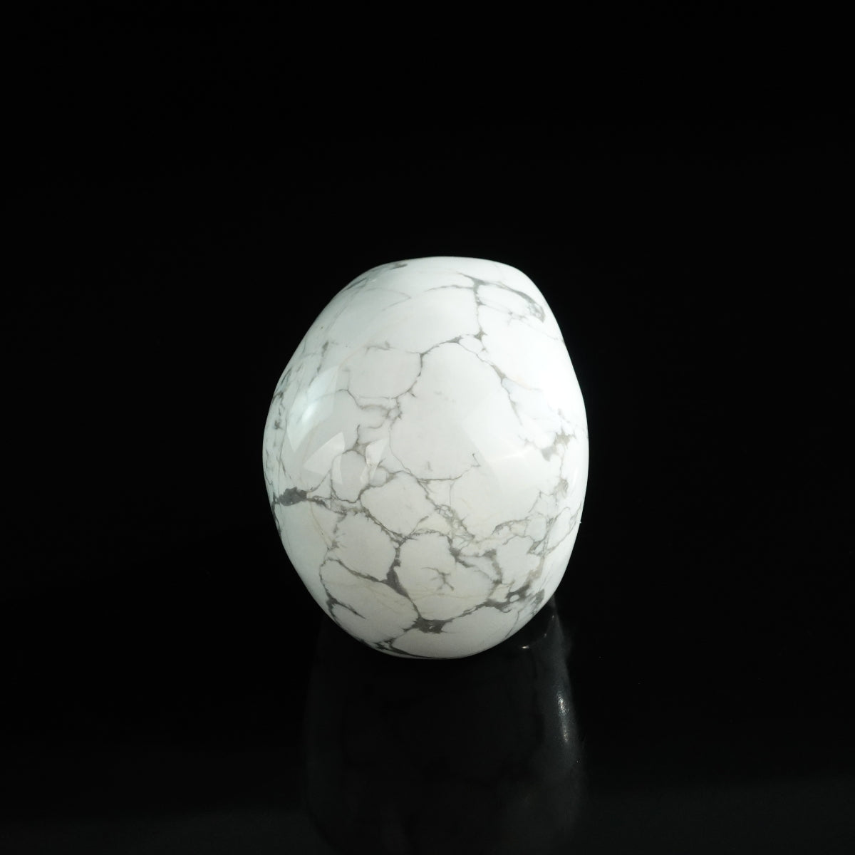 3.0" Howlite Crystal Skull Carving - Unique Piece #HL20