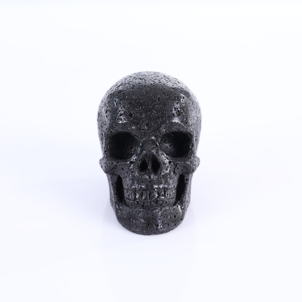 3.0" Hot Lava Stones Crystal Skull Carving - Unique Piece #HS02