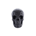 3.0" Hot Lava Stones Crystal Skull Carving - Hand Carved Decor