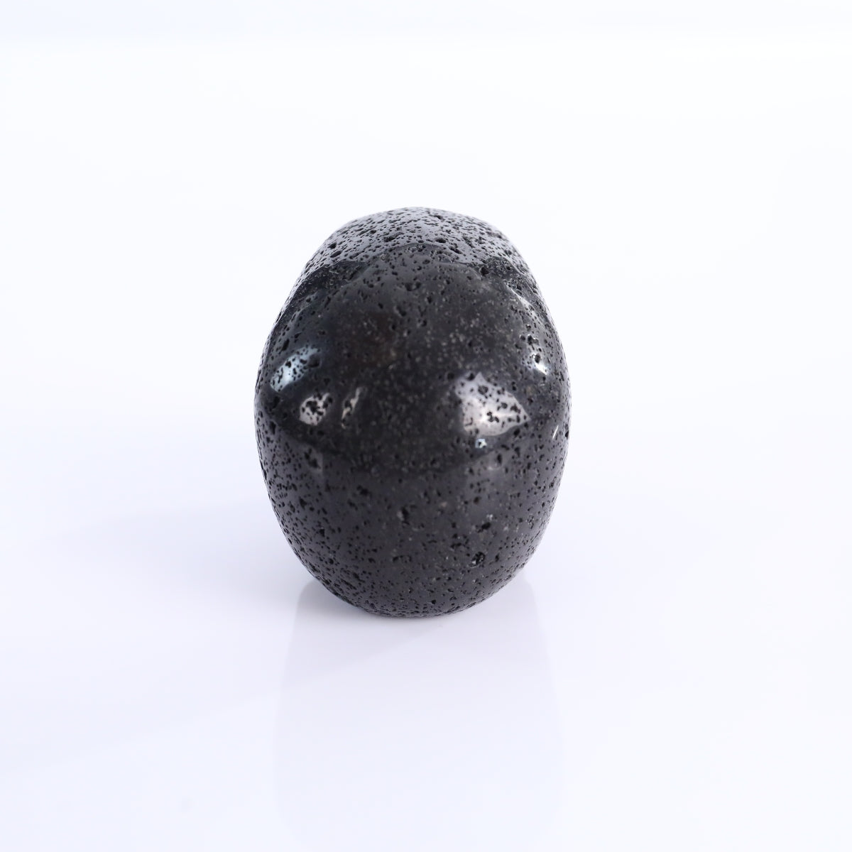 3.0" Hot Lava Stones Crystal Skull Carving - Unique Piece #HS02