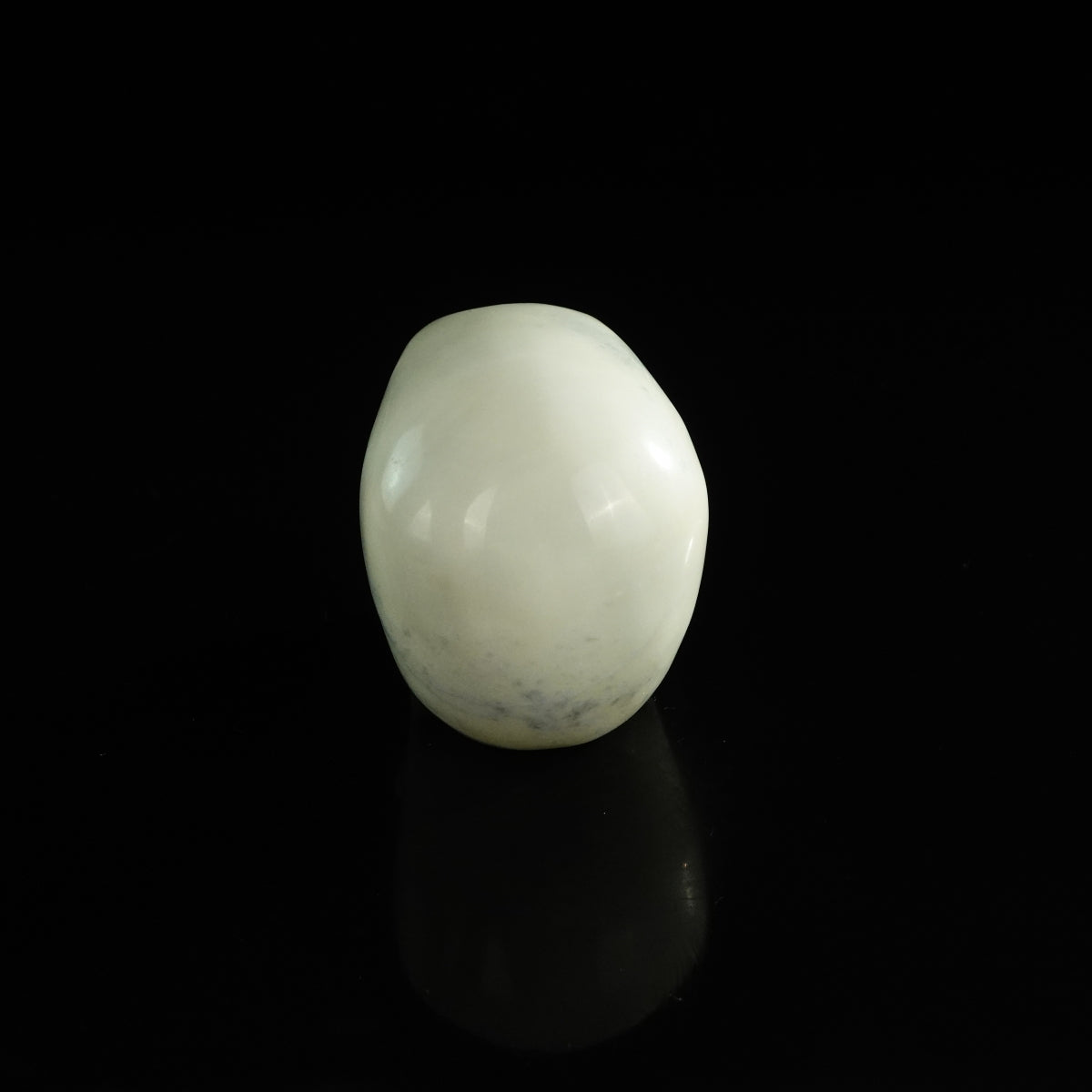 3.0" Ivory Jade Crystal Skull Carving - Unique Piece #IJ05