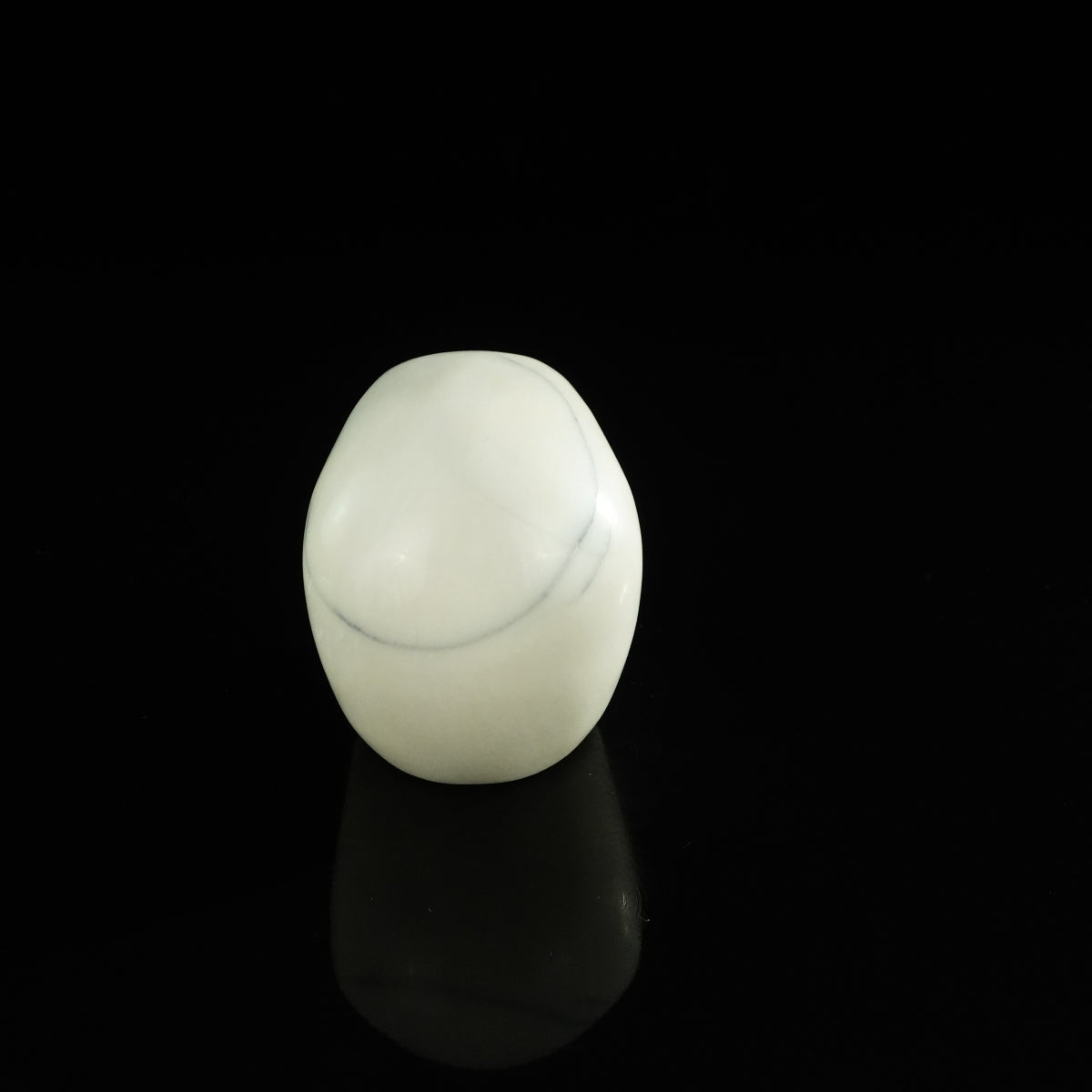 3.0" Ivory Jade Crystal Skull Carving - Unique Piece #IJ07