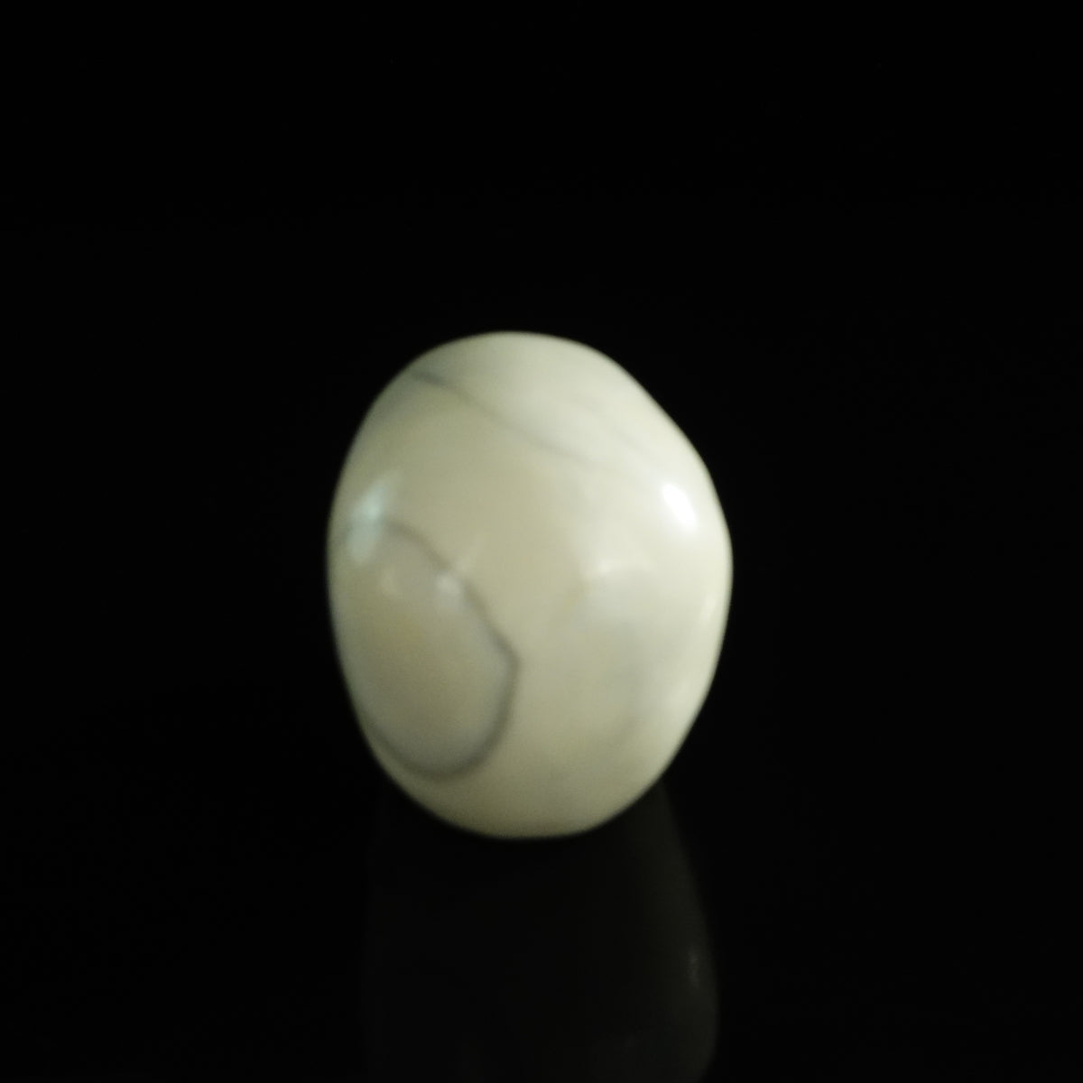 3.0" Ivory Jade Crystal Skull Carving - Unique Piece #IJ12