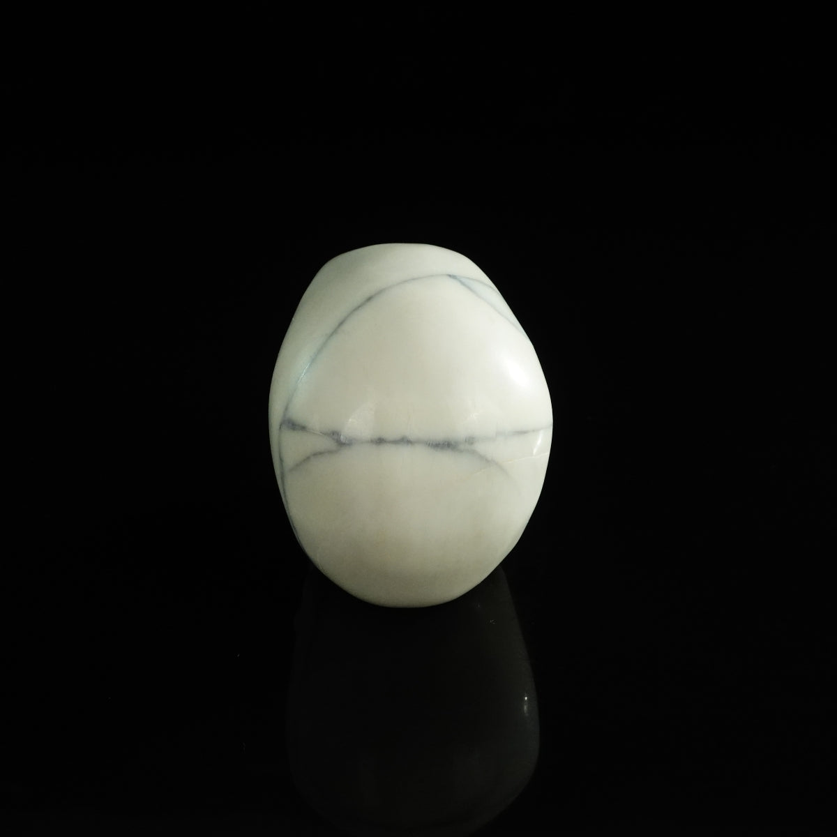 3.0" Ivory Jade Crystal Skull Carving - Unique Piece #IJ16