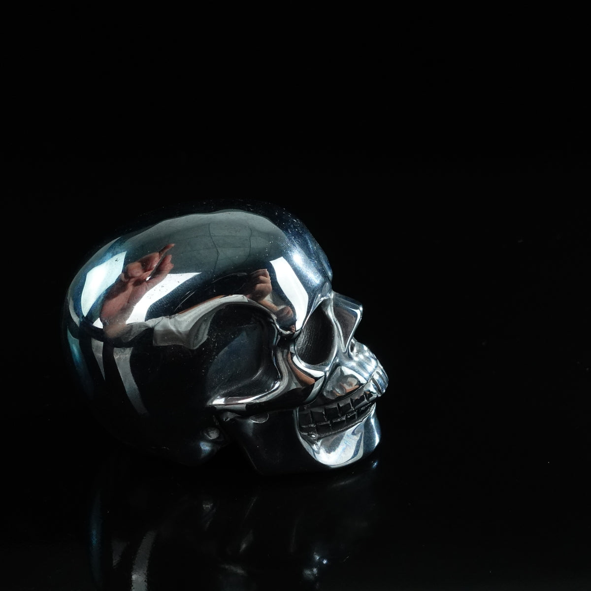 3.0" Tera-hertz Crystal Skull Carving - Unique Piece #TH07