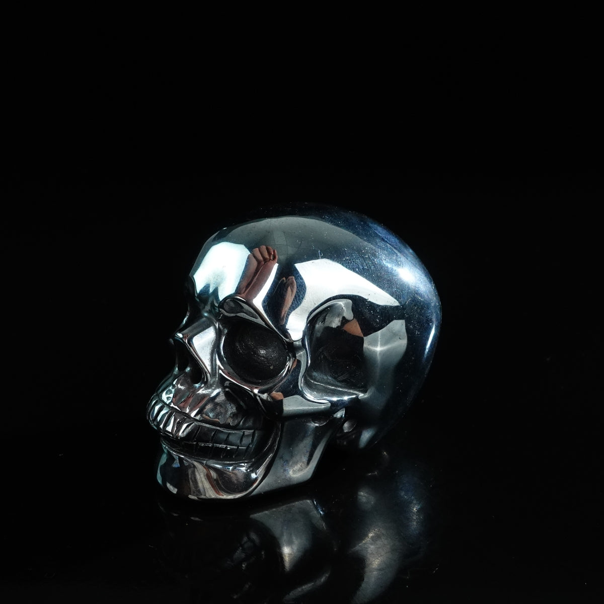 3.0" Tera-hertz Crystal Skull Carving - Unique Piece #TH07