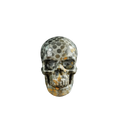 3.0" Leopard skin jasper Crystal Skull Carving - Unique Piece #LK02