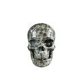 3.0" Leopard skin jasper Crystal Skull Carving - Hand Carved Decor
