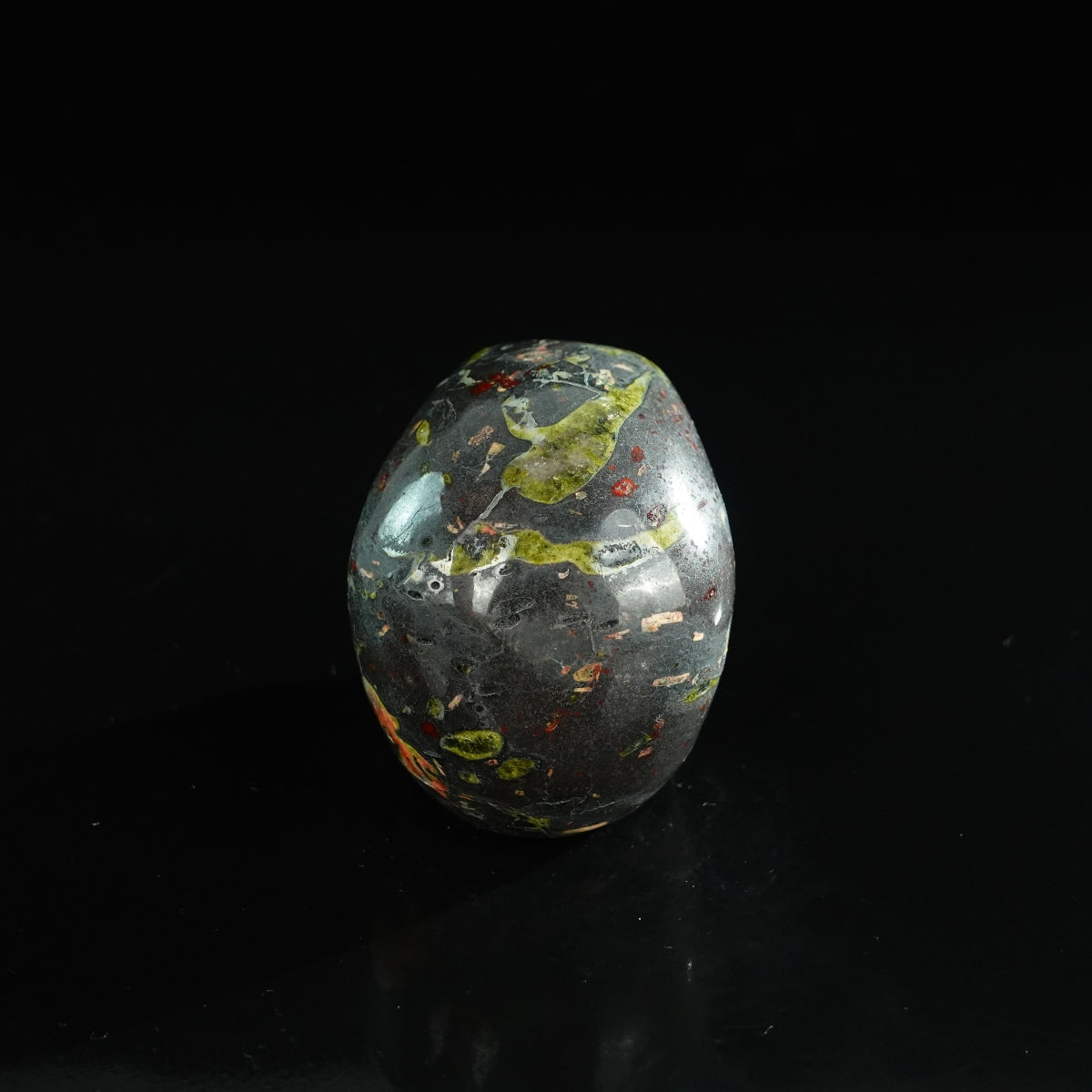 3.0" Plum Blossom Jade Crystal Skull Carving - Unique Piece #PB01