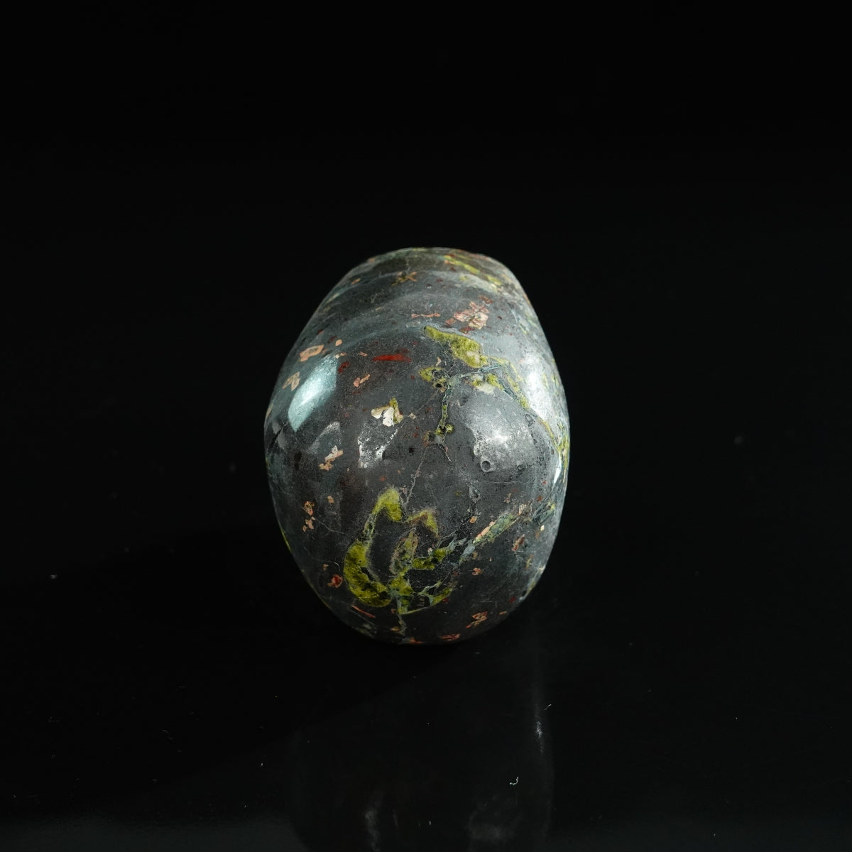 3.0" Plum Blossom Jade Crystal Skull Carving - Unique Piece #PB02