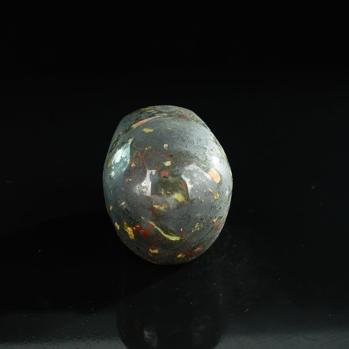 3.0" Plum Blossom Jade Crystal Skull Carving - Unique Piece #PB04