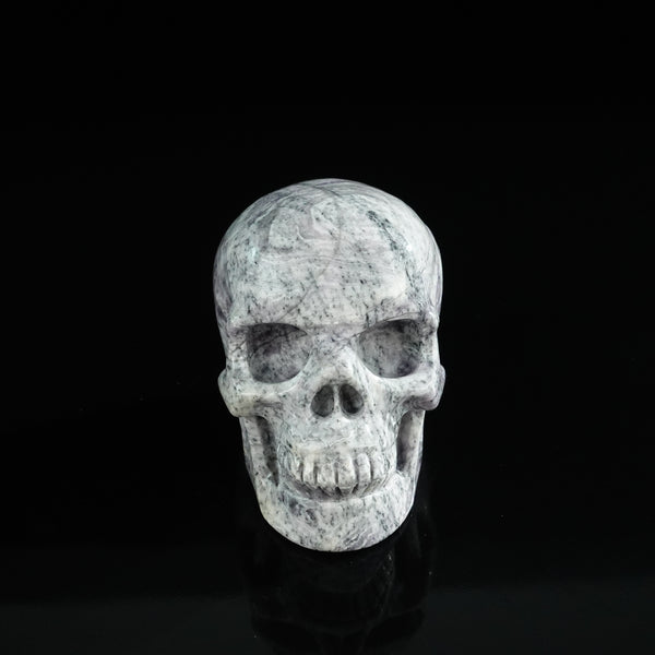 3.0" Purple Malachite Crystal Skull Carving - Unique Piece #PM01