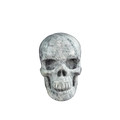 3.0" Purple Malachite Crystal Skull Carving - Unique Piece #PM01