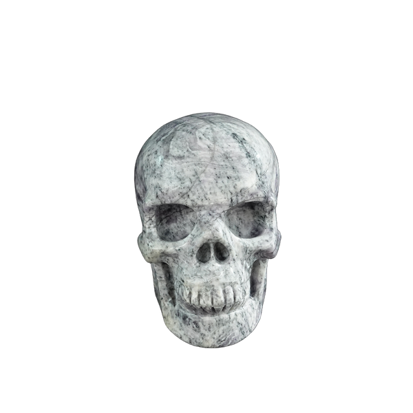 3.0" Purple Malachite Crystal Skull Carving - Unique Piece #PM01