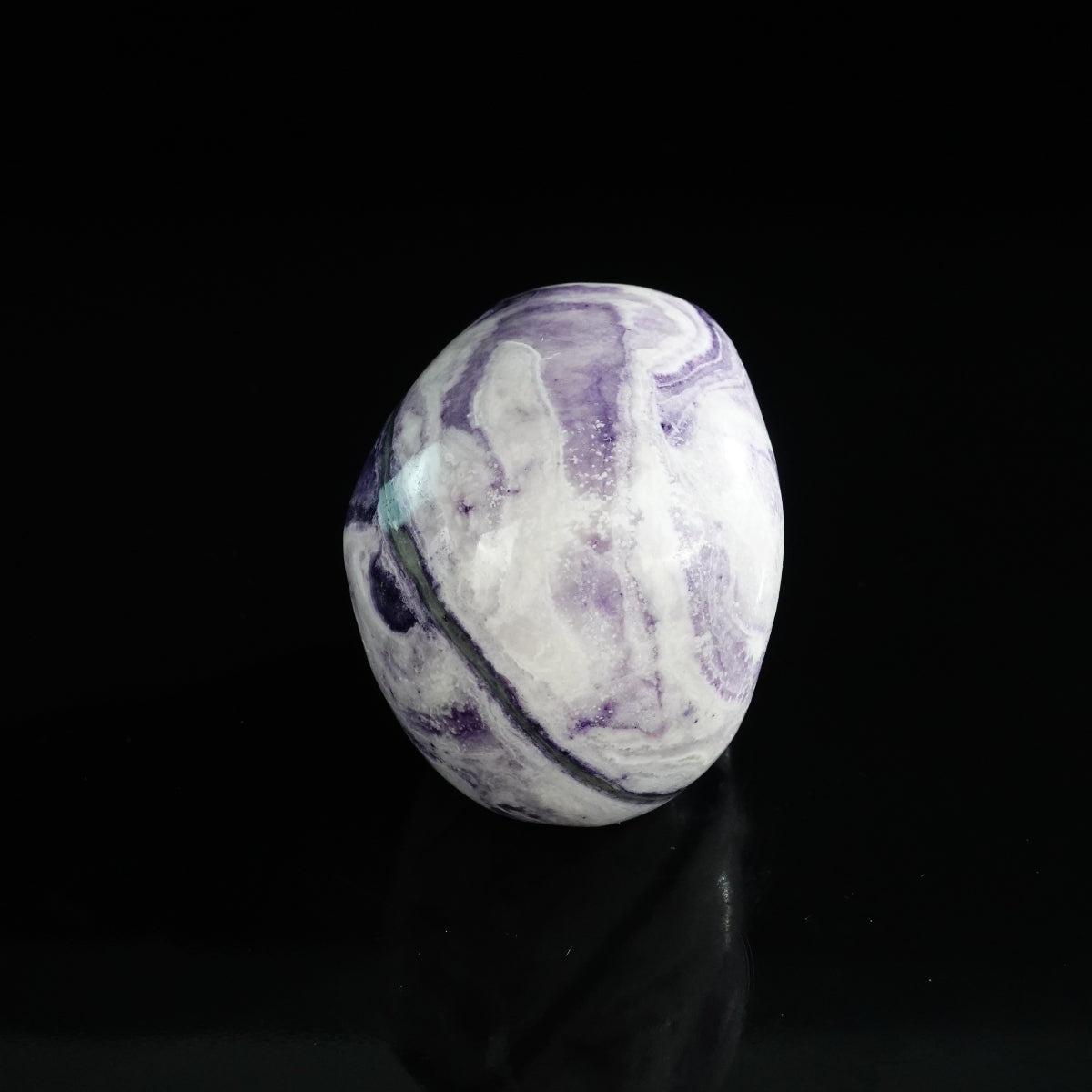 3.0" Purple Malachite Crystal Skull Carving - Unique Piece #PM04