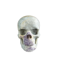 3.0" Purple Malachite Crystal Skull Carving - Unique Piece #PM05
