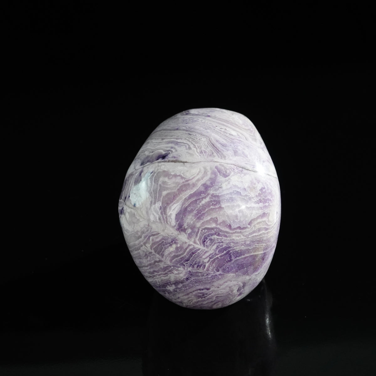 3.0" Purple Malachite Crystal Skull Carving - Unique Piece #PM07