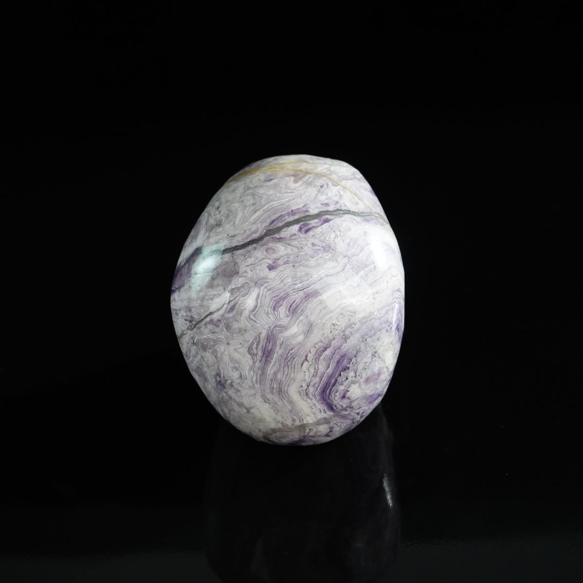 3.0" Purple Malachite Crystal Skull Carving - Unique Piece #PM08