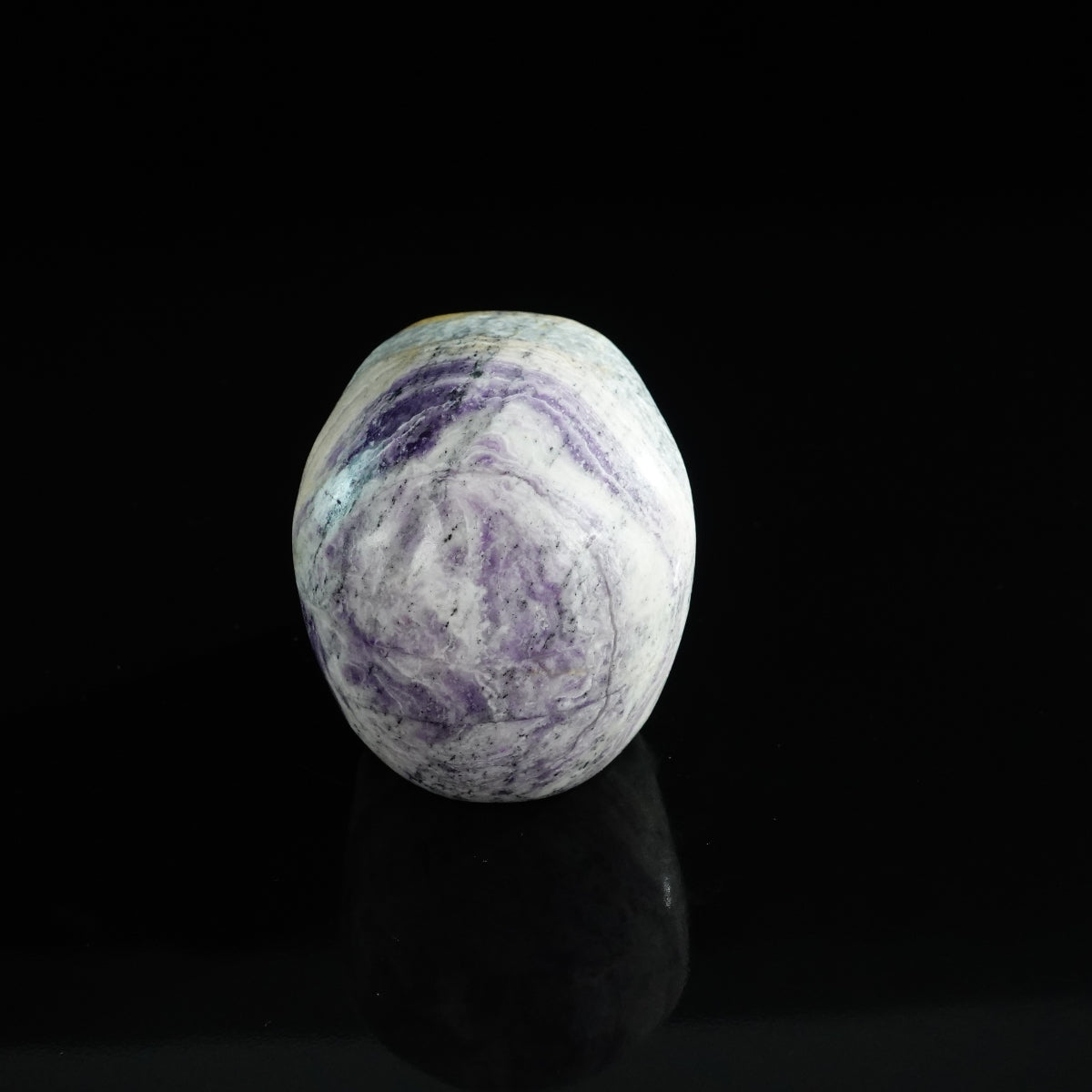 3.0" Purple Malachite Crystal Skull Carving - Unique Piece #PM14