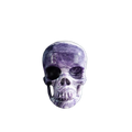 3.0" Purple Malachite Crystal Skull Carving - Unique Piece #PM20