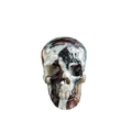 3.0" Red Crazy Lace Agate Crystal Skull Carving - Unique Piece #RC09