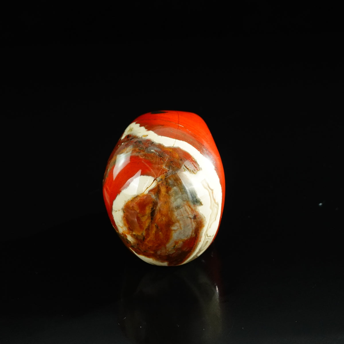 3.0" Red Jasper Crystal Skull Carving - Unique Piece #RJ01