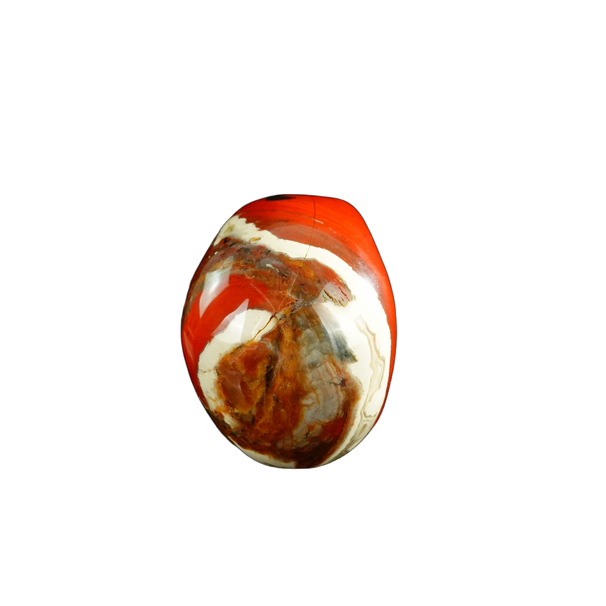 3.0" Red Jasper Crystal Skull Carving - Unique Piece #RJ01