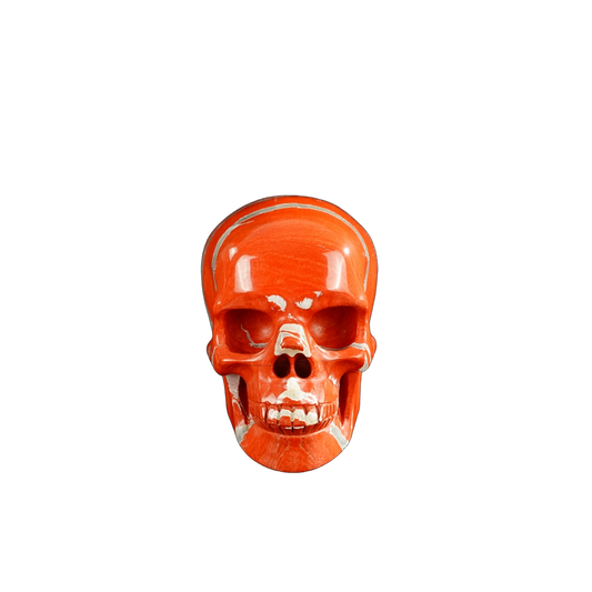 3.0" Red Jasper Crystal Skull Carving - Unique Piece #RJ02