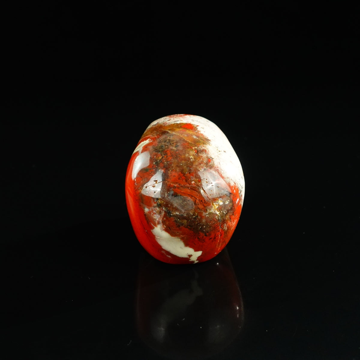 3.0" Red Jasper Crystal Skull Carving - Unique Piece #RJ03