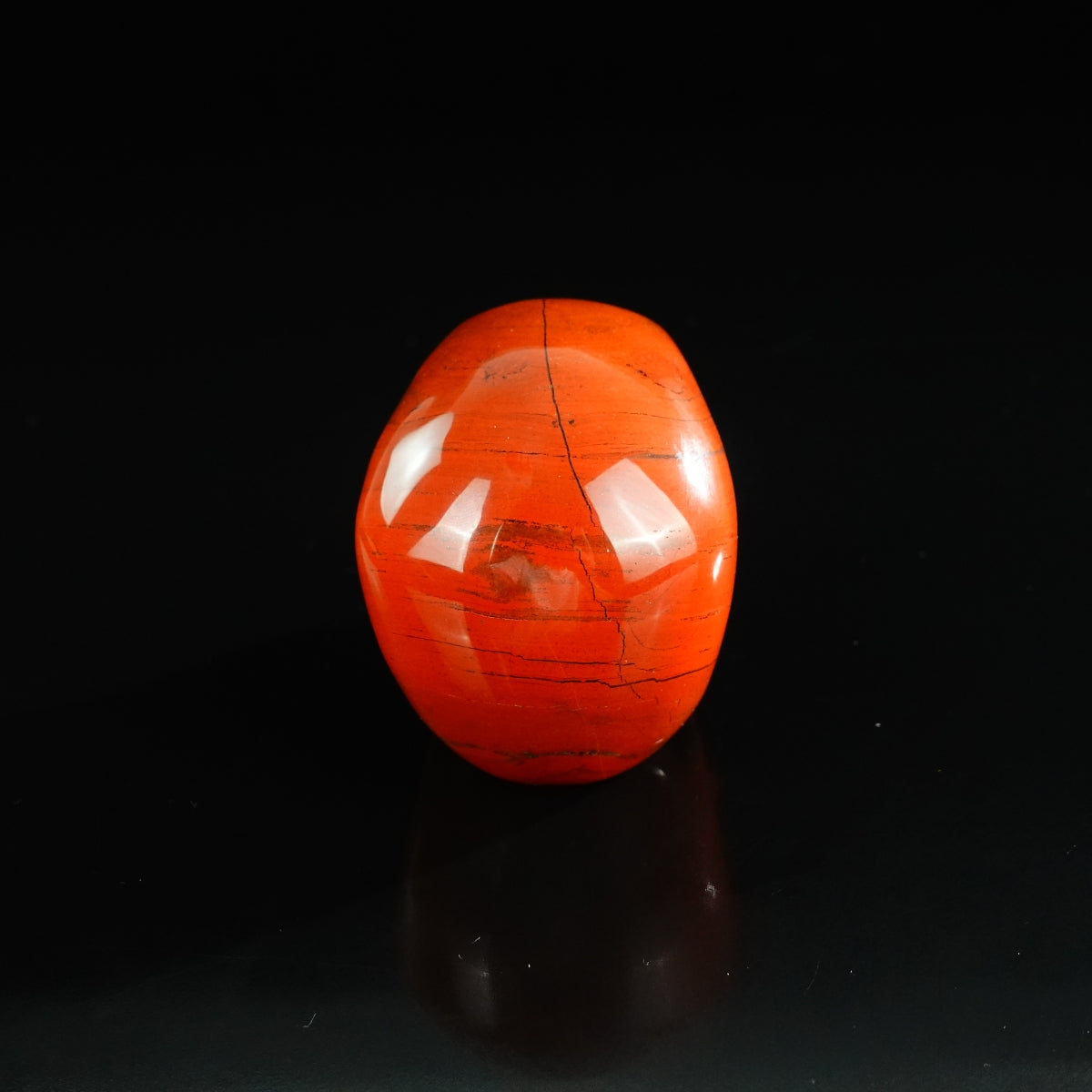 3.0" Red Jasper Crystal Skull Carving - Unique Piece #RJ04