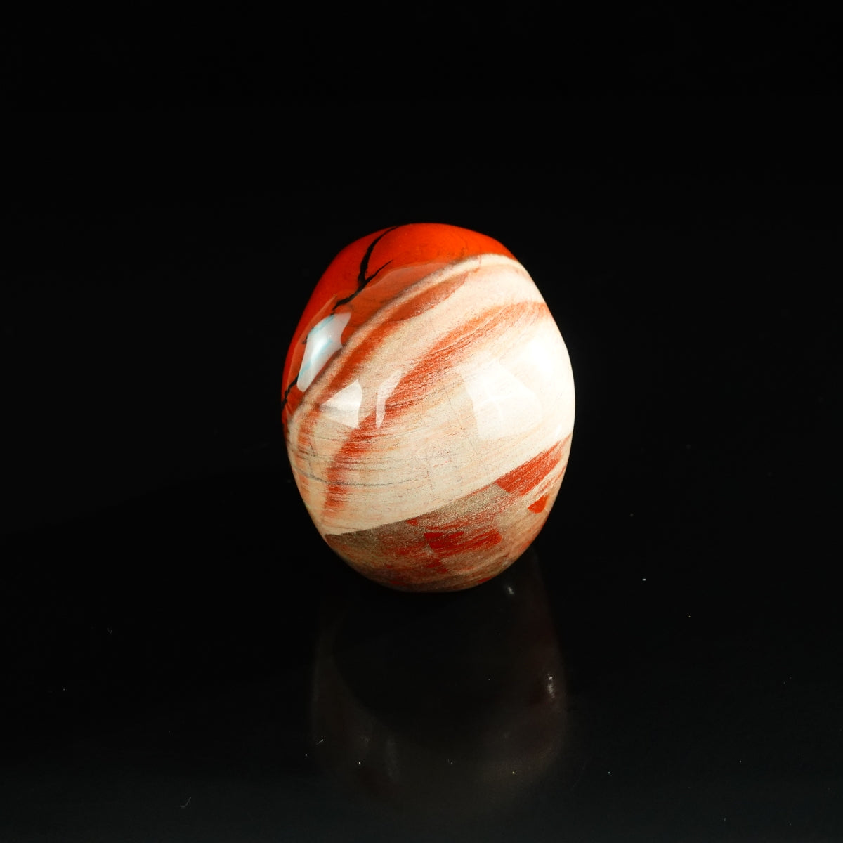 3.0" Red Jasper Crystal Skull Carving - Unique Piece #RJ07
