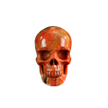 3.0" Red Jasper Crystal Skull Carving - Unique Piece #RJ08