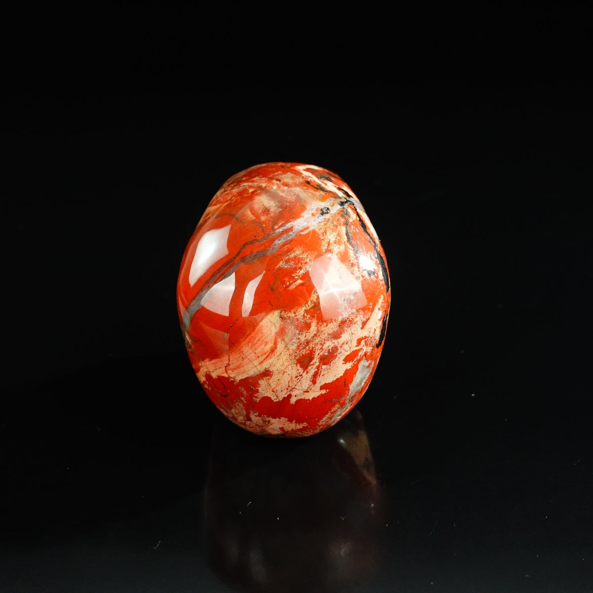 3.0" Red Jasper Crystal Skull Carving - Unique Piece #RJ11