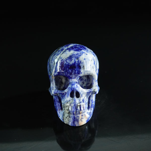 3.0" Sodalite Crystal Skull Carving - Unique Piece #SL01