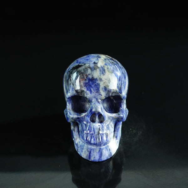 3.0" Sodalite Crystal Skull Carving - Unique Piece #SL02