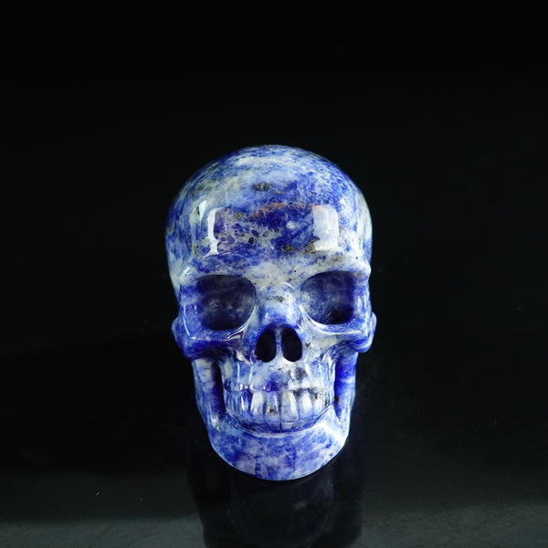 3.0" Sodalite Crystal Skull Carving - Unique Piece #SL03