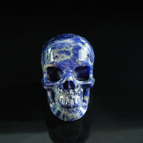 3.0" Sodalite Crystal Skull Carving - Unique Piece #SL04