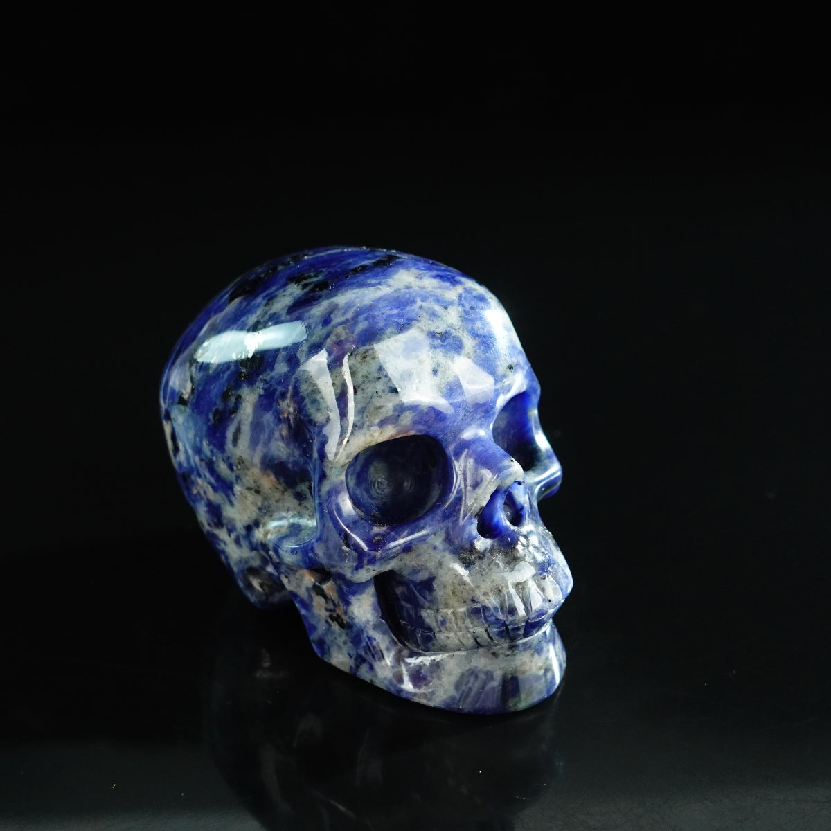 3.0" Sodalite Crystal Skull Carving - Unique Piece #SL04
