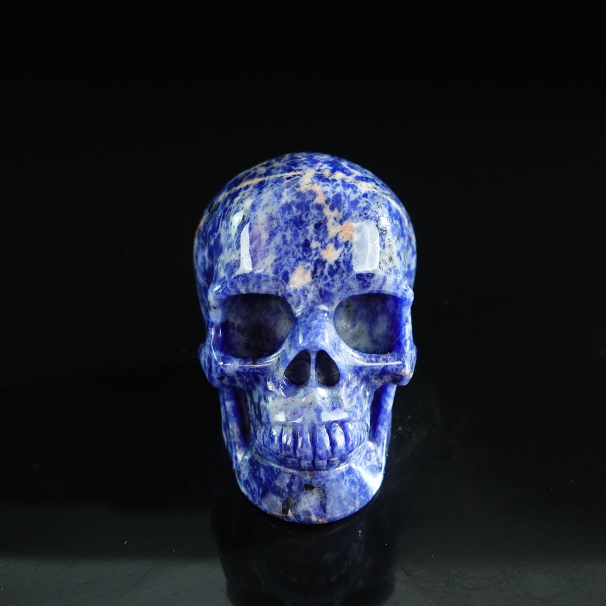 3.0" Sodalite Crystal Skull Carving - Unique Piece #SL05