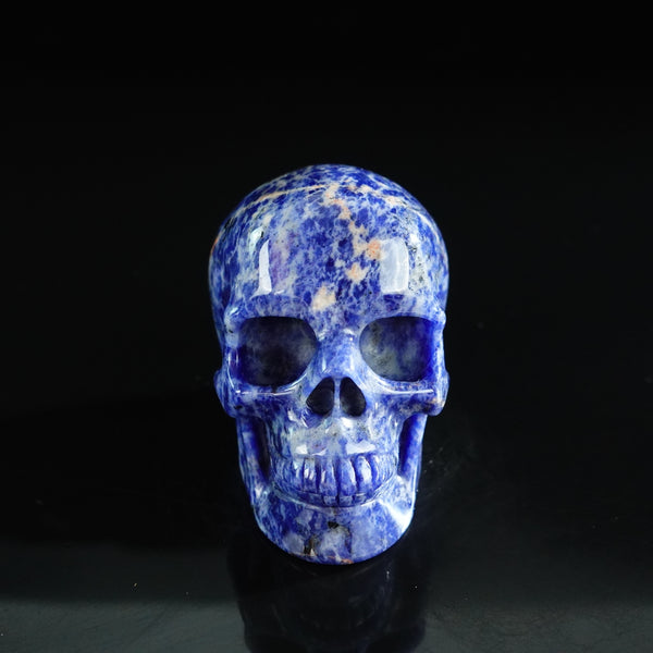 3.0" Sodalite Crystal Skull Carving - Unique Piece #SL05