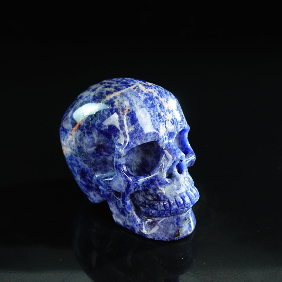 3.0" Sodalite Crystal Skull Carving - Unique Piece #SL05