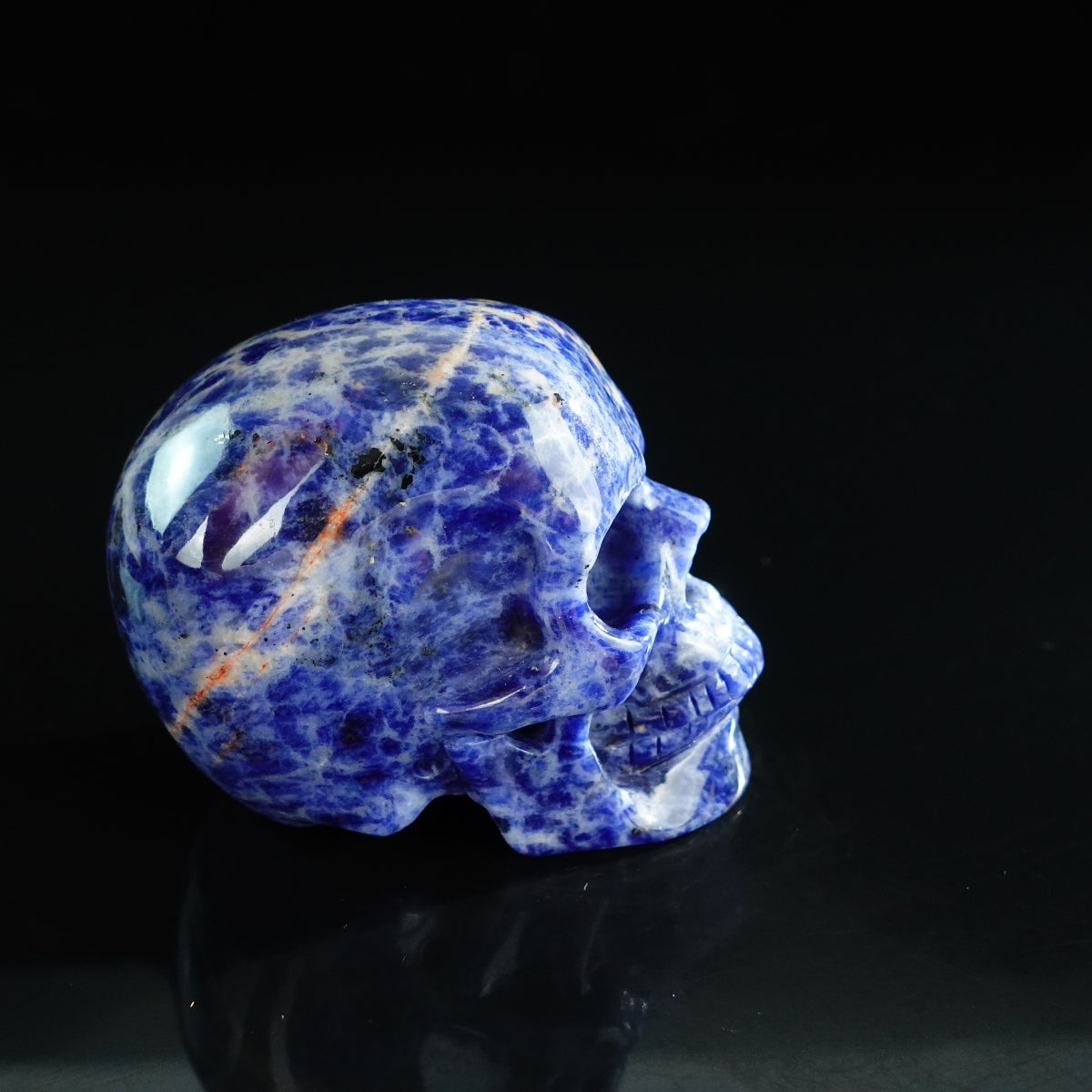 3.0" Sodalite Crystal Skull Carving - Unique Piece #SL05