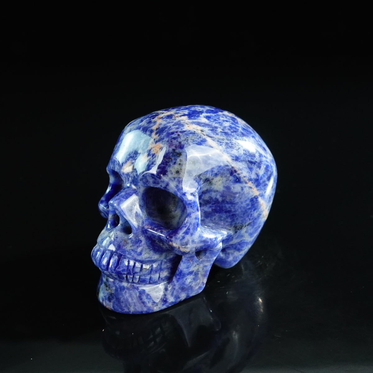3.0" Sodalite Crystal Skull Carving - Unique Piece #SL05