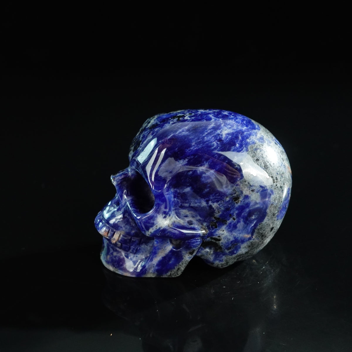 3.0" Sodalite Crystal Skull Carving - Unique Piece #SL06