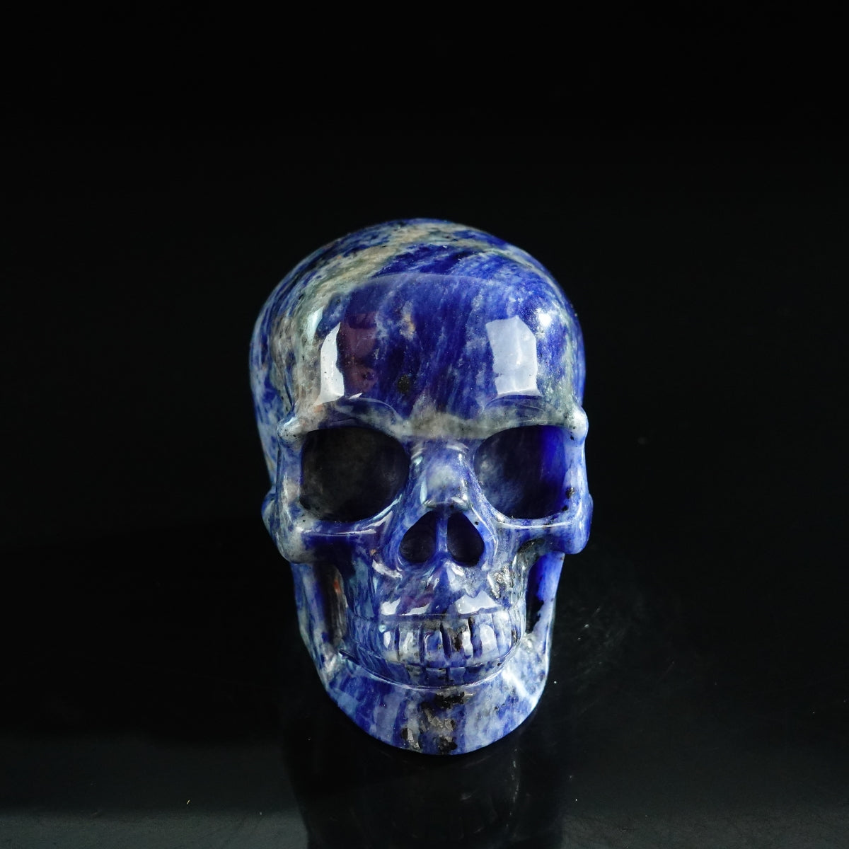 3.0" Sodalite Crystal Skull Carving - Unique Piece #SL07