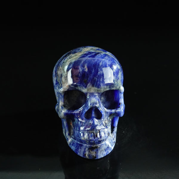 3.0" Sodalite Crystal Skull Carving - Unique Piece #SL07