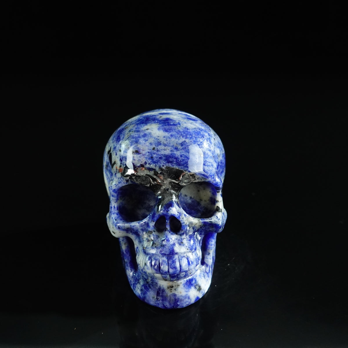 3.0" Sodalite Crystal Skull Carving - Unique Piece #SL08